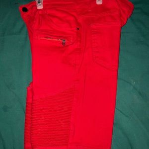 Men's Cool Stylish Wrinkle Performance Slim Ripped Denim Shorts